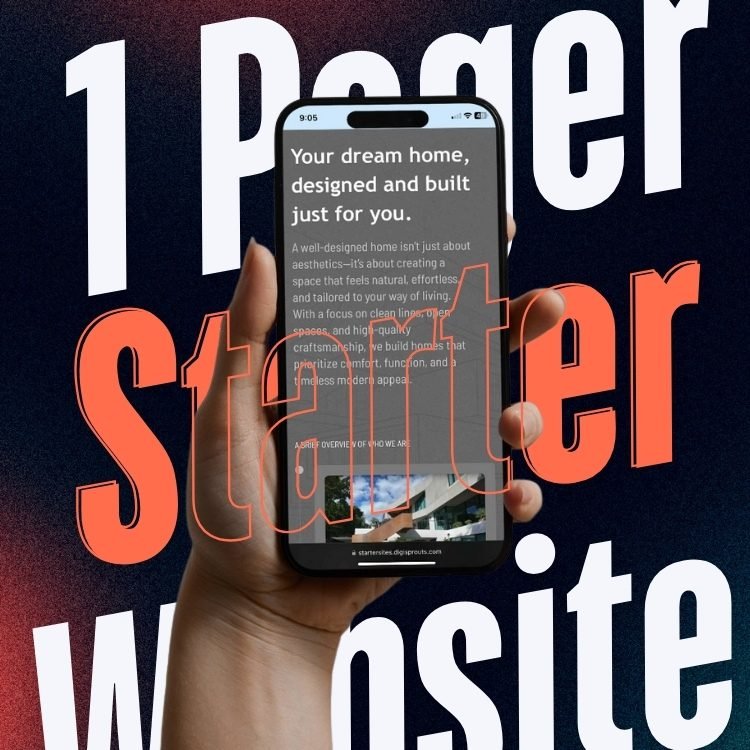 1 pager starter website 1